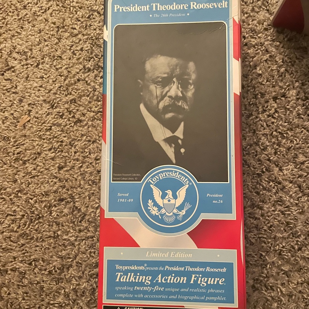 President Theodore Roosevelt Talking Action Figure
